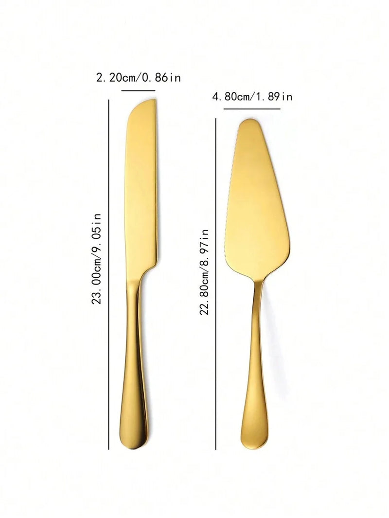 Axyaa Stainless Steel Spatula Set for Cakes, Breads & Pastries