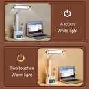 Axyaa LED Touch Desk Lamp 3-Level Dimmable USB Rechargeable Night Light