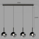 Axyaa Minimalist Glass Headboard Pendant Lamp for Luxury Bedroom