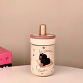 Axyaa Kawaii Cat Coffee Tumbler Stainless Steel 316 Thermal Water Bottle 500ml