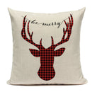 Linen Christmas Cushion Covers for Couch Living Room - Axyaa Glam Décor
