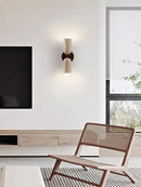 Axyaa Japanese Yellow Cave Stone Wall Lamp for Bedroom and Living Room