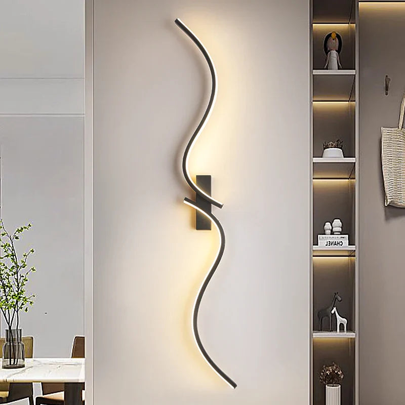 Axyaa LED Wall Sconce Minimalist Bedroom Bedside Light Fixtures