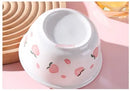 Axyaa Ceramic Tableware Set: Rice Noodle Bowl, Cute Tray, Fruit Bowl.