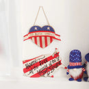 Axyaa American Flag Pendant Door Wall Hanging 28.5cm Party Decor