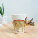 Axyaa Dinosaur Ceramic Coffee Cup - 3D Animal Shape - Office Home Decor & Gift
