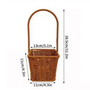 Wicker Basket Organizer by Axyaa: Stylish Storage for Home Decor, Picnics & Plants