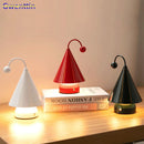 Axyaa Christmas Ornaments Night Light: Rechargeable LED Fixture for Festive Decor.