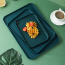 Axyaa Nordic Style Storage Tray: Rectangular Fruit Bread Plate for Kitchen Utensil