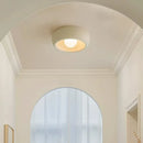 Axyaa Medieval Cream LED Ceiling Light: Simple Circular Stylish Lamp for Home Decor