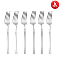 Axyaa Stainless Steel Cutlery Set - 24pcs, Steak Knife, Fork, Dessert Spoon