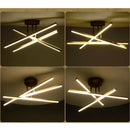 Axyaa Ceiling Lamp: Modern Suspension Chandelier for Living Room and Bedroom