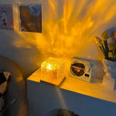 Axyaa Flame Atmosphere Table Lamp for Dynamic Bedside Ambiance
