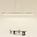 Axyaa Oval LED Pendant Light for Office, Studio, and Restaurant Decoration