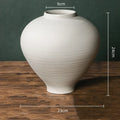 Axyaa Retro Chinese-style Porcelain Flower Vase Set - Earthenware & Kiln-transformed Accessories
