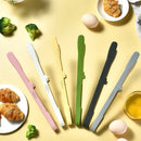 Silicone Toast Tongs Kitchen Trivet Non-Slip Cooking Clip BBQ Salad Tools with Axyaa Brand
