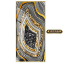 Axyaa LED Crystal River Hanging Paintings with Remote Dimming for Home Wall Decoration