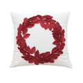 Axyaa Christmas Festival Flower Round Pillowcase for Cozy Home Decor