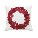 Axyaa Christmas Festival Flower Round Pillowcase for Cozy Home Decor