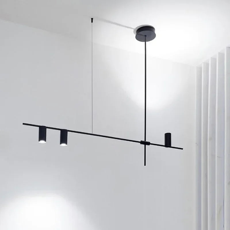 Axya Black Pendant Chandelier for Modern Nordic Dining Room