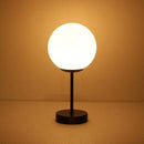 Axya Glass Ball Table Lamp: Elegant LED Light for Home and Office
