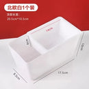 Axyaa Double Layered Fruit Tray Drainage Basket Melon Seed Box Storage Tray