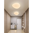 Axyaa White Acrylic Nordic Pebble Ceiling Light for Modern Minimalist Spaces