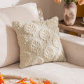 Axyaa Fall Leaf Squirrel Embroidery Pillowcase | Thanksgiving Sofa Decoration 45x45/50x50cm