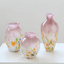 Axyaa Pink Gradient Glass Vase Hydroponics Terrarium Floral Home Decoration