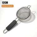 Axyaa Stainless Steel Flour Sifter with Handle - Kitchen Strainer Gadget