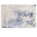 Axyaa Plush Blue Carpet for Living Room, Bedroom, or Study Floor