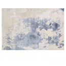 Axyaa Plush Blue Carpet for Living Room, Bedroom, or Study Floor