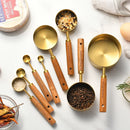 Axyaa Stainless Steel Measuring Cups & Spoons Set for Baking and Bartending