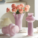 Axyaa Irregular Glass Vase Hydroponic Flower Arrangement Artistic Decorative Dried Flower Vases