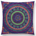 Axyaa Boho Rainbow Mandala Pillow Case Sun Moon Flowers Dream Fantasy Cover