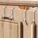 Axyaa Stainless Steel Double S-Shape Rear Hanger Hook for Home Storage