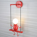 Axyaa Human-shaped Swing Wall Light E27 for Bedroom Living Room Corridor Dining Room
