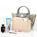 Axyaa Nylon Makeup Storage Pocket Bag for Women's Handbag Bottom Shaper