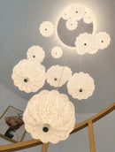 Axyaa Crystal Chandelier Ceiling Lamp LED Indoor Living Room Lighting