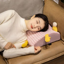Axyaa Memory Foam Waist Cushion for Office, Car, or Home - Back Support Pillow