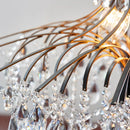 Axyaa Vintage American Style Black Gold Ceiling Chandelier E14 Retro Living Room Lighting