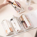 Axyaa Cosmetic Bag Organizer: Portable, Large Capacity, Travel-friendly Storage Solution