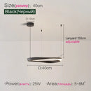 Axyaa Nordic Pendant Chandelier Ring Lamp for Modern Dining Room and Bedroom
