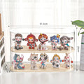 Axyaa Acrylic Mystery Box Display Stand for Doll Toys Cabinet Shelf