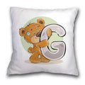 Axyaa Cartoon Bear Pillowcase - Decorative Cushion Cover for Sofa or Children's Room