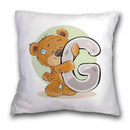 Axyaa Cartoon Bear Pillowcase - Decorative Cushion Cover for Sofa or Children's Room
