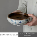 Axyaa Hand-painted Pine Wind Teapot Tray - Ceramic Tea Ceremony Support