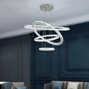 Axyaa Crystal Chandelier Pendant Light for Modern Ceiling Home Decor