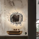 Axyaa Stainless Steel LED Water Drop Wall Lamp