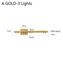 Axyaa Copper Wall Lamp Living Room Bedroom Mirror Headlight Modern Hotel Background Decor